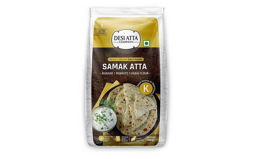 Desi Atta Samak Atta - Bhagar / Moraiyo / Varai Flour   Pack  200 grams